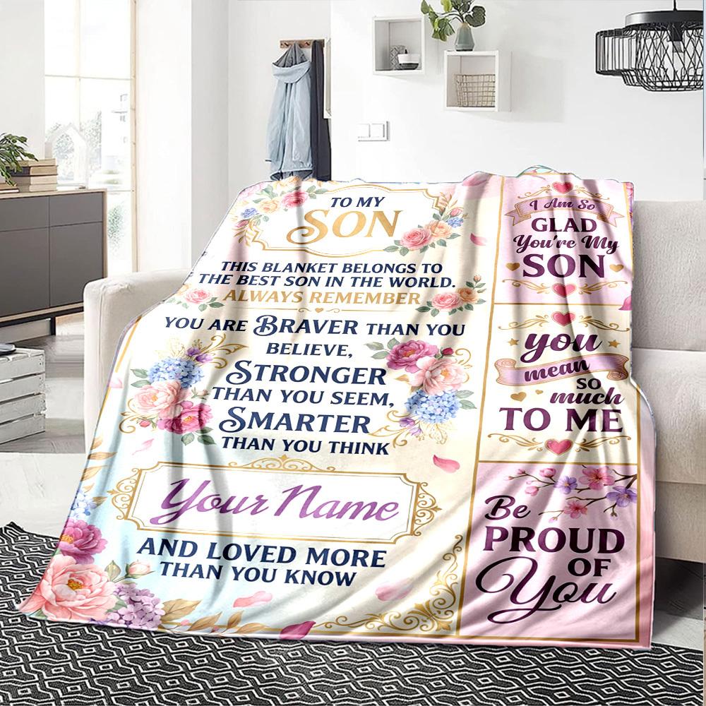 Love Letter To Daughter Customize Your Name Blanket With Warmth Comfort And Softness It'S Perfect For Home Use A Nap Blanket An Office Sofa Blanket A