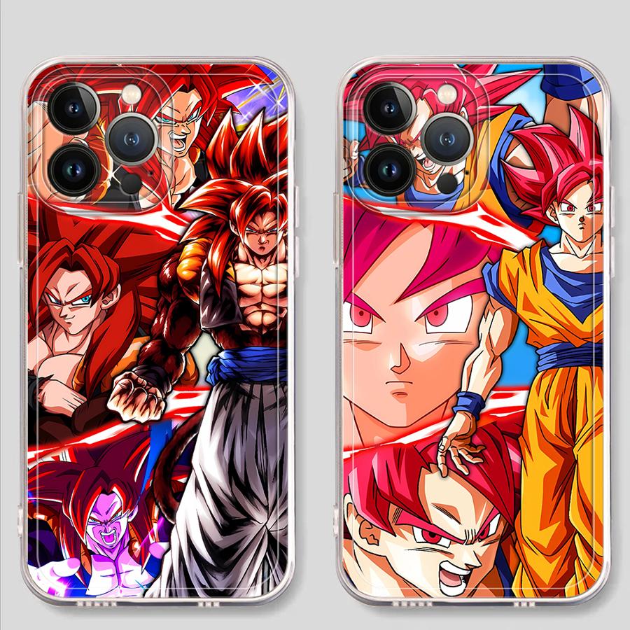 D-Dragons Ball Anime Hülle für iPhone 17 Pro Max 12 Mini 16 15 Air 7 8 XS Max 14 Plus 11 13 Pro XR Weiche Handyhülle