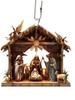 Nativity Scene Ornaments the Birth of Jesus Decor Nativity Scene Christmas Tree Decoration Acrylic Nativity Scene Pendant