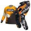 Set completo abbigliamento motocross per bambini Kit Maglia Pantaloni Youth bambino verde Moto nero 3 4 5 6 7 8 9 10 anni Tuta fuoristrada blu arancio Enduro cross ragazzo ragazza