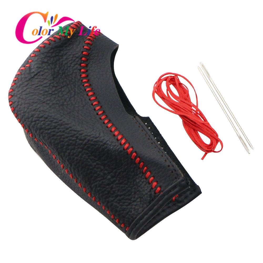 Capac din piele pentru butonul schimbătorului de viteze pentru Chevrolet Cruze Captiva 2009 - 2014 AT Transmisie cusut manual DIY