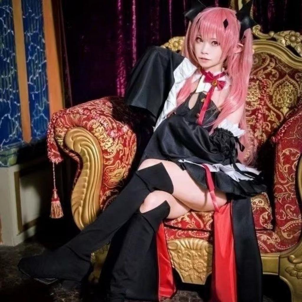 Seraph Of The End Owari no Seraph Krul Tepes Cosplay Costume Uniform Wig Cosplay Anime Witch Vampire Halloween Costume For Women