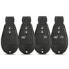 Jingyuqin Car Key Shell For Chrysler Jeep Grand Cherokee Dodge Durango Magnum Ram 2/3/4 Buttons Fobik Remote Key Case Fob Cover
