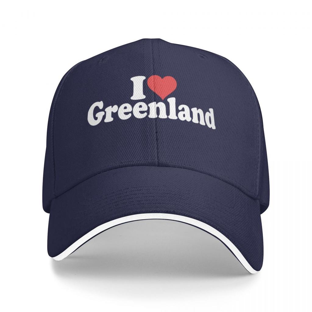 Baseball Caps I Love Heart Greenland Casquette Men Women Outdoor Summer Hats