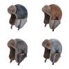 Pattern Star Ushanka Hat Winter Warmth Windproof Cycling Ear Cap Protectors