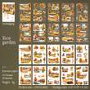 20 Sheets Per Pack of Sticker Book Garden Seasons Series Landscape Landscape Handbook Decorative Collage Bottom 4 Models