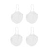 4 Pieces Grocery Shopping Net Bag Cotton Mesh Accessories Portable Easy to Use Netted
