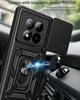Slide Lens Armor Funda for Xiaomi Redmi Note 15 Pro Plus 5G China Case for Redmi Note 15 Pro 5G Case Magnetic Ring Stand Cove