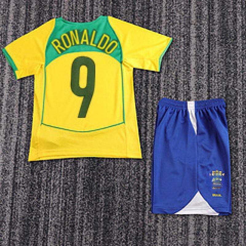 Vintage National Team Football Jerseys Retro Kids Sportswear Cycling Running Fitness