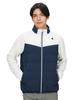 Le Coq Sportif Golf Stretch Forcer Classic Detachable Heat Golf Size LL Men's Blouson, Insulated, Water-Repellent, Windproof, Sleeves, Navi, 2-Way