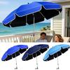Waterproof Beach Chair Umbrella With Clamp 360 Rotation Fishing Umbrella 23-inch UV-protected Clip Camping Parasol Sun Umbrella