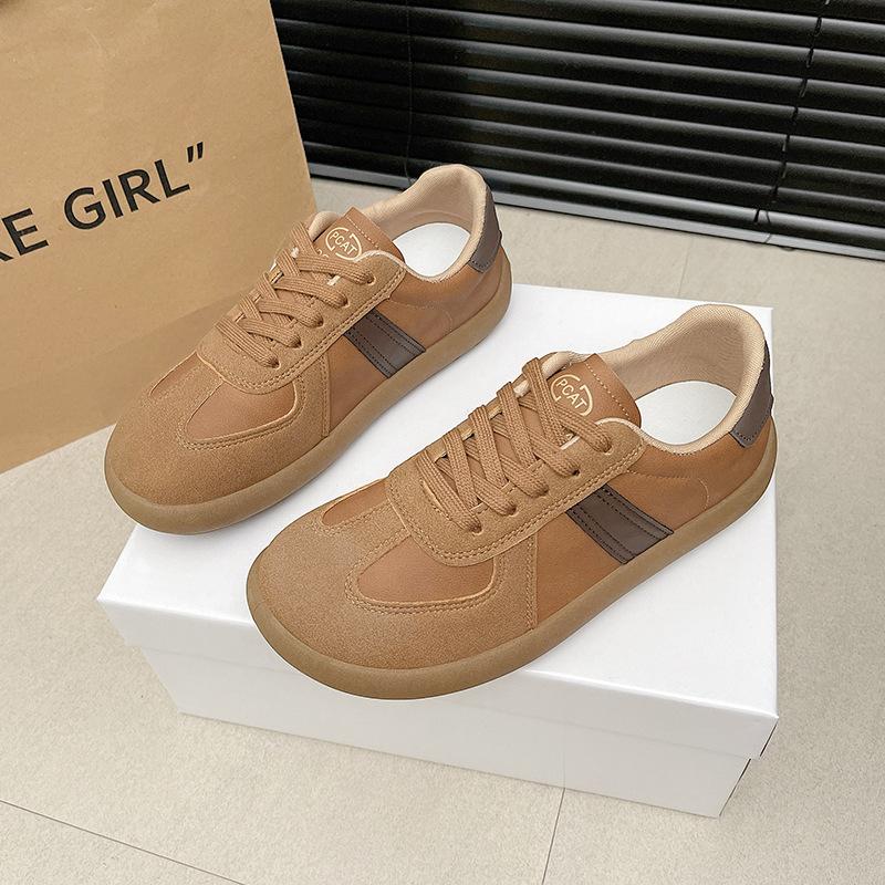 

Живые одинарные туфли осень новая мода универсальные мягкая подошва повседневные спортивные туфли кеды 40 коричневый