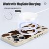For iPhone 17 Pro Max Case Pattern Magnetic For Magsafe Soft Cover For iPhone 16 15 14 13 Pro Max 17E 16E