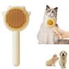 2023 New Pet Hair Cleaner Brush, Cat Grooming Brush Long or Short Hair Cats Dogs Pet Massage Brushes, Self Cleaning Slicker Comb for Kitten Removes Ta