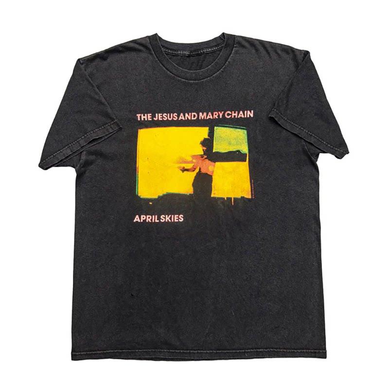 Hot The Jesus and Mary Chain Band's Alternative Rock Post-punk American Streetwear Short-sleeved Men's T-shirt