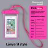 Waterproof Phone Luminous Case Mobile Bag For Iphone Huawei Xiaomi Samsung Redmi