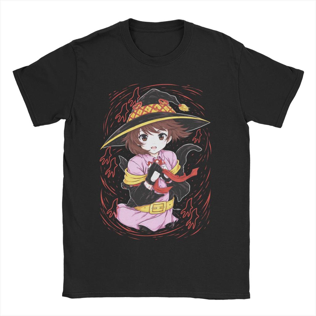 Konosuba Getting Arrested Meme Anime Video Game TShirt for Unisex WOMEN Cotton T Shirt Short Sleeve Tees Birthday Present Tops