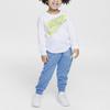 Nike Long Sleeve T-Shirt Comfortable Soft Fitting Lightweight Baby Tops Bold-Blue IH0963-466