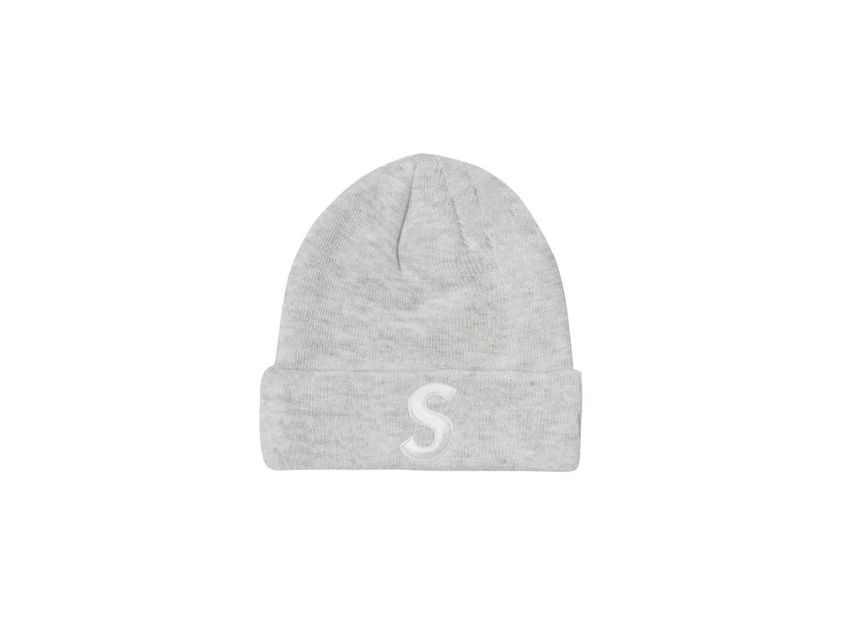 Supreme New Era S Logo Beanie Ash Grey (24FW) One-Size