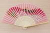Matsumi Crafts Folding Fan Maiko Pink (Silk)