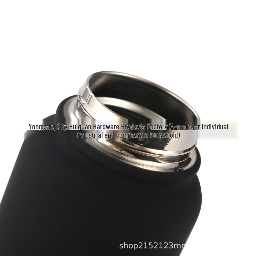 Insulated Stainless Steel Sports Water Bottle with Rubber Paint Finish for Outdoor Use