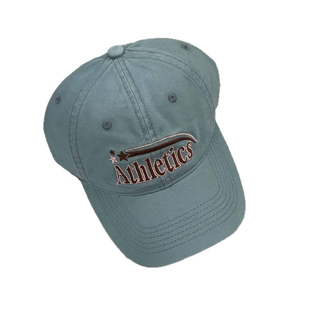 Athletics Cotton Embroidered Baseball Cap With Sun Protection For Casual Wear