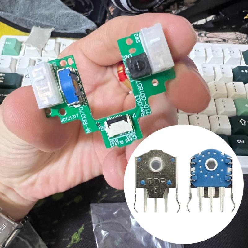 Pürüzsüz Kaydırma İçin 2 Adet Toz Geçirmez Gümüş Fare Tekerleği Kodlayıcıları 8mm 9mm 10mm 11mm