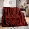 1pc Diamond Pattern Blanket Warm, Cozy, And Soft, Suitable for Sofas, Beds, Cars, And Office Use.Perfect for Camping And Travel, Making It a Great Gif