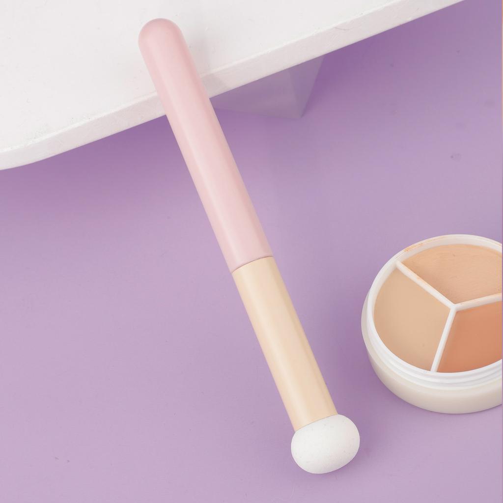 Mushroom Head Bun Concealer Brush Sponge Round Head Eye Socket Eye Bag Tear Trough Detail Brush Fine Soft Matte