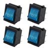 Pack Of 4 Rocker Switches With LED Indicators Light Accessory for Easy Operations In Various Electrical Circuits