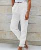 Women's Drawstring Waist Casual Pants Loose Fit Trousers Solid Color Cotton Linen Ankle Pants For Daily Leisure Wear