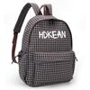 Junior School Bag Women's Check Backpack College Style Travel Backpack