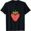 Erdbeerrotes Kawaii T-Shirt