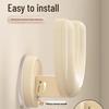 Jia Chang U-Shaped Suction Cup Bathroom Slipper Rack - No-Drill, Multi-Purpose Shoe Storage