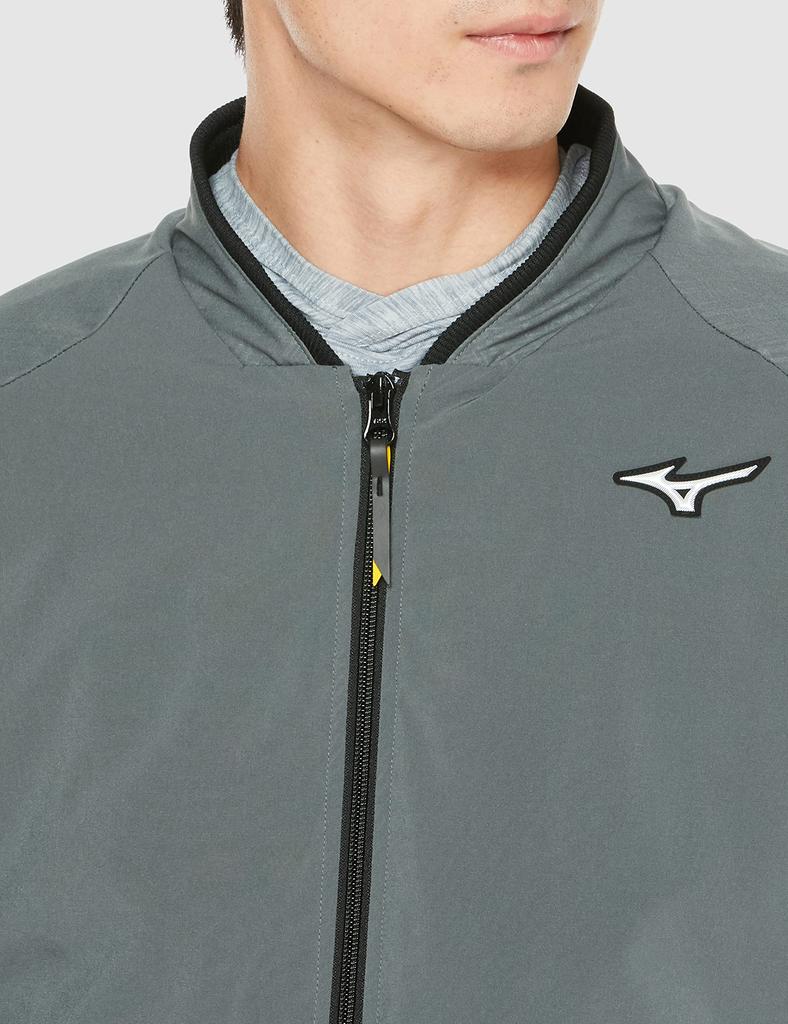 Mizuno Urban Khaki Tech Lining Training Size and Warm Men's Jacket, M, 32ME2540, Water-Repellent