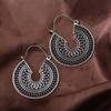 Women Hollow-out Delicate Bohemian Style Party Openwork Earrings Fashion Jewelry Set