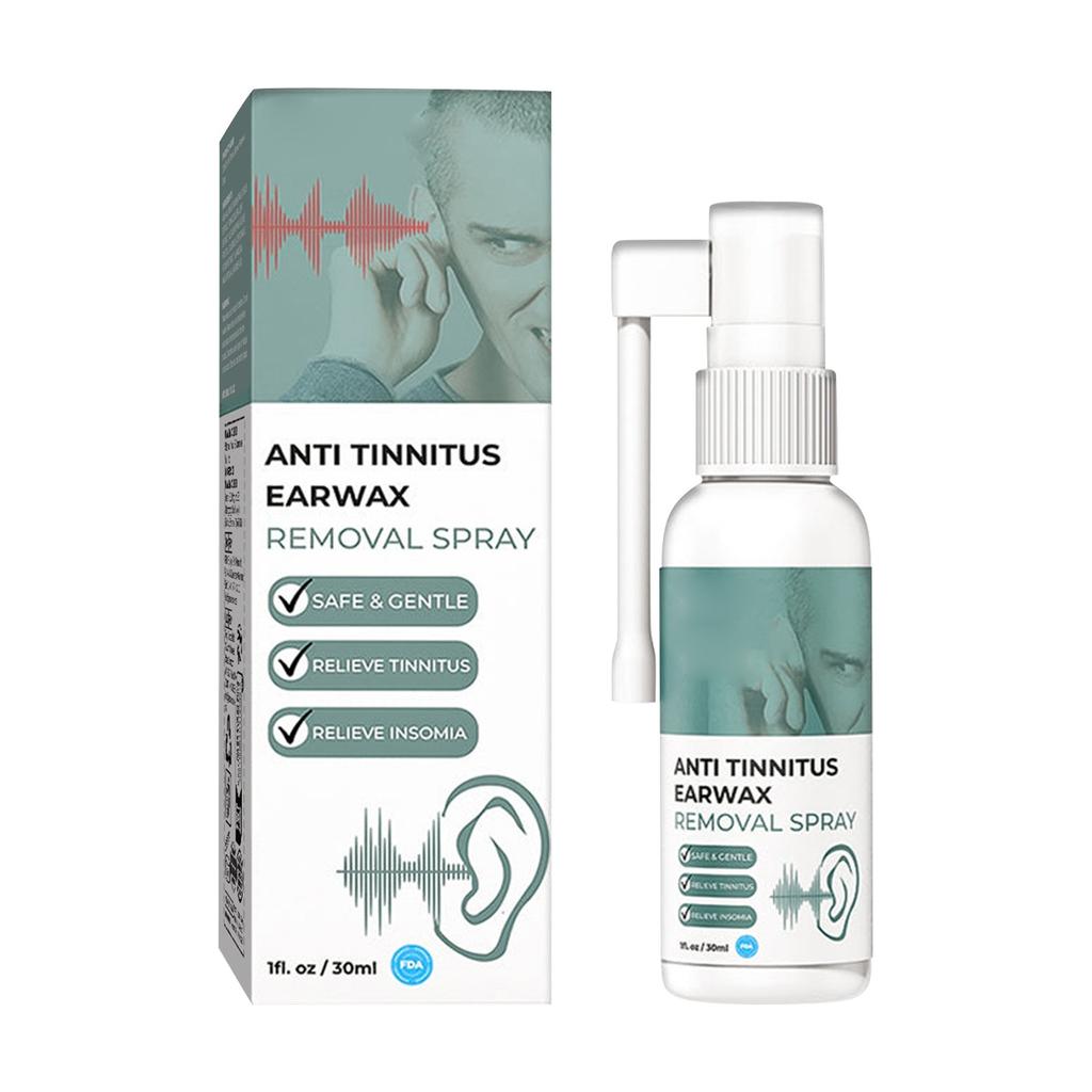 TINNITUS RELIEF SPRAY, EAR SPRAY, AUXILIARY BACK OF EAR SPRAY, EARWAX CLEANING SPRAY, TINNITUS SPRAY, 30ML (1pc)