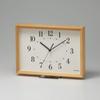 RHYTHM Radio Wall Table A4 Wooden Interior Light RHYTHM PLUS 8MY557SR06 Clock, Clock, Clock, Size, Frame, Clock, Brown, 21x29.7x5.2cm