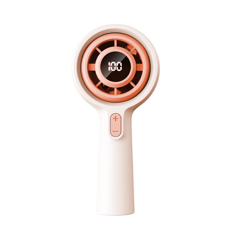 2026 Mini Handheld High-Speed Rechargeable Fan: Powerful, Portable Wind Cannon 63*54*154 mm