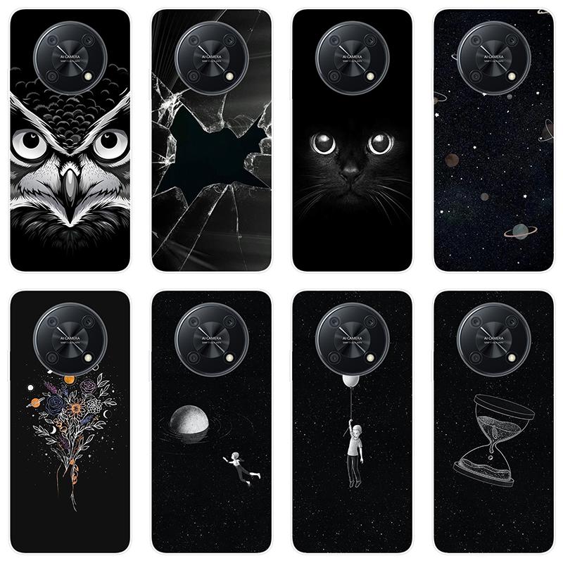 For Huawei nova Y90 Y 90 novaY90 Case Soft Silicone Back Cover Cartoon Phone Case Diversification
