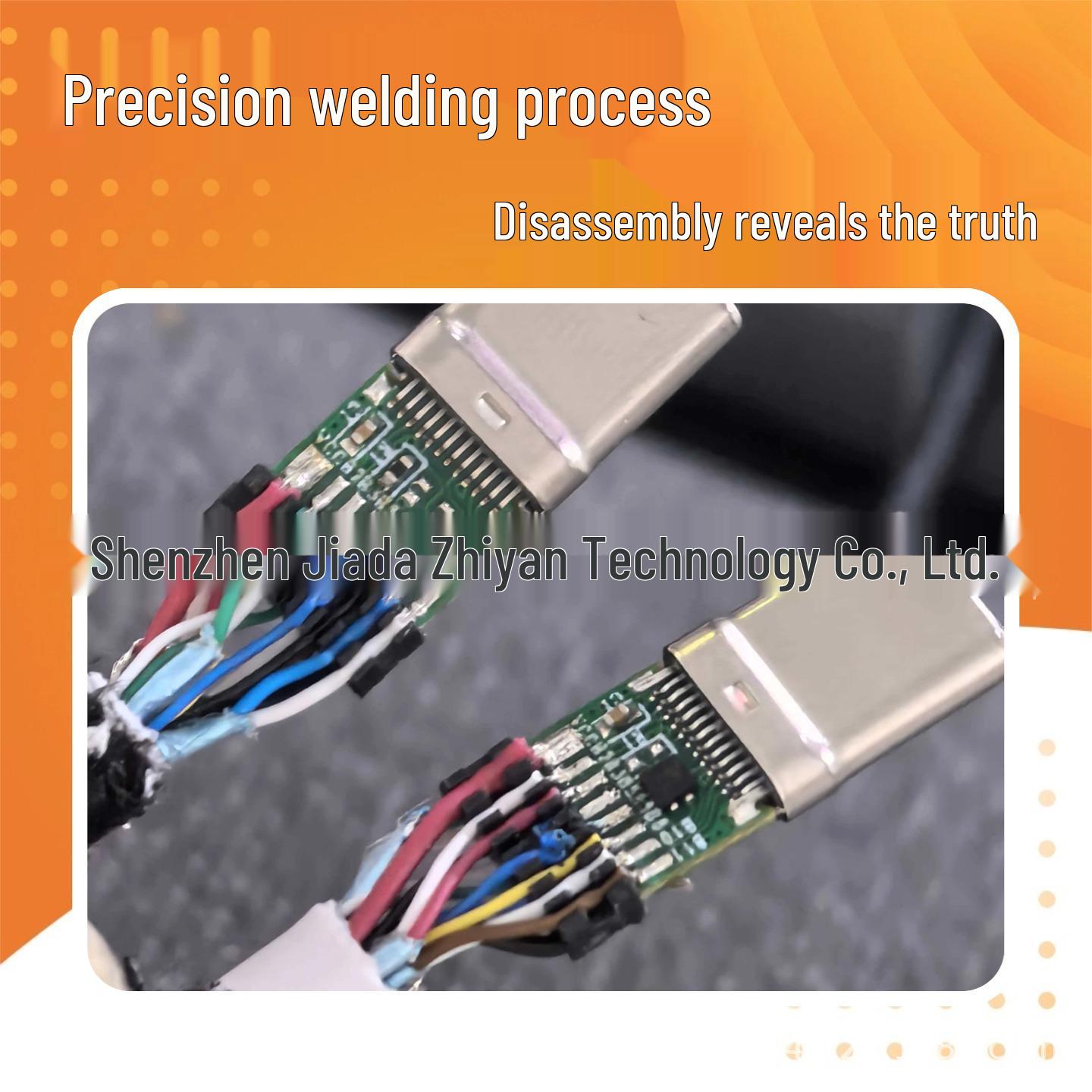 

120W Type-C Braided Data Cable: 20Gbps High-Speed, E-mark Chip, 48-Strand Anti-Interference, Fast Charging Custom