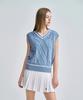 SERGIO TACCHINI W V-Neck Cable Knit Vest