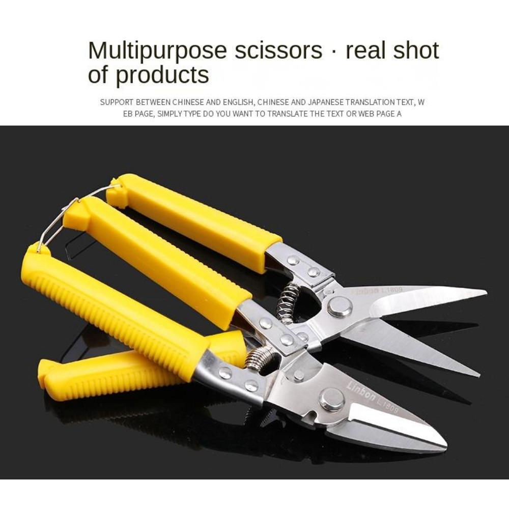 Foarfece de fier Industrial multifuncțional Unealtă de mână Metal puternic Aviație Chilă aluminiu foarfece cu gusset Sârmă de oțel