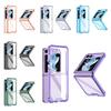 Transparent Corner Anti-drop Phone Case For Samsung Z Flip5 Full Protection Tpu Material