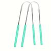 1-piece Reusable Stainless Steel Tongue Cleaner, Tongue Scraper, Tongue Care Tool with Comfort Grip Design