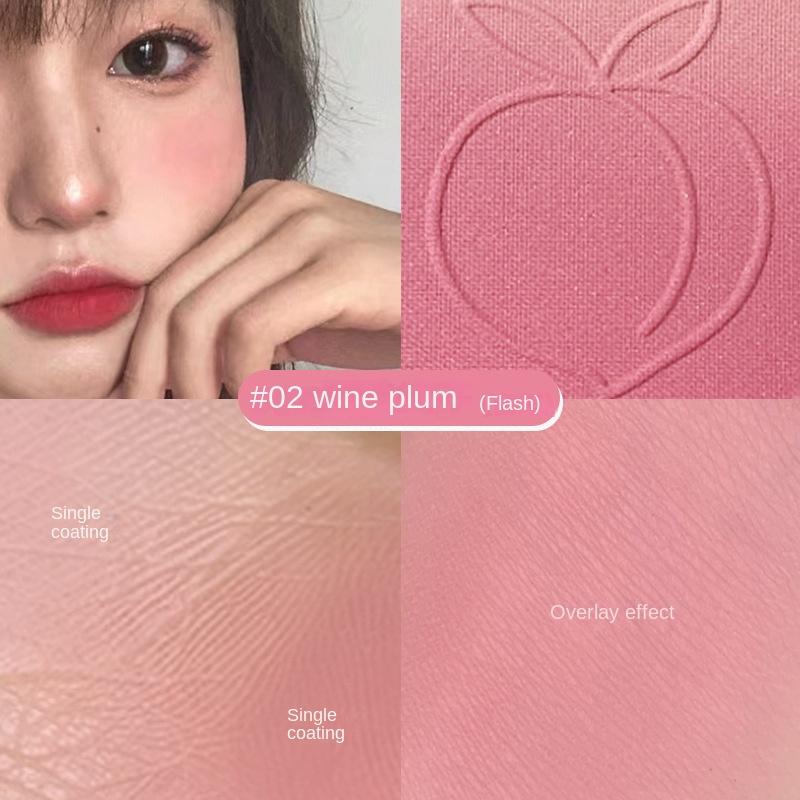Gradient Blush Matte Pseudo Vegan Cute Genki Girl Nude Makeup Rouge Delicate