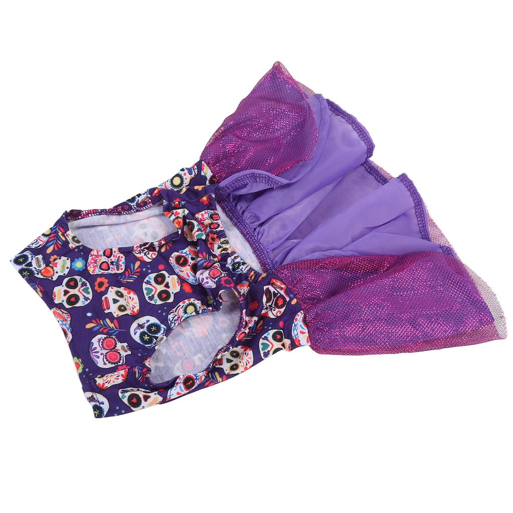 Pet Halloween Dress Soft Stretchy Beautiful Costume Dog Princess Dress for Puppy Daily Party