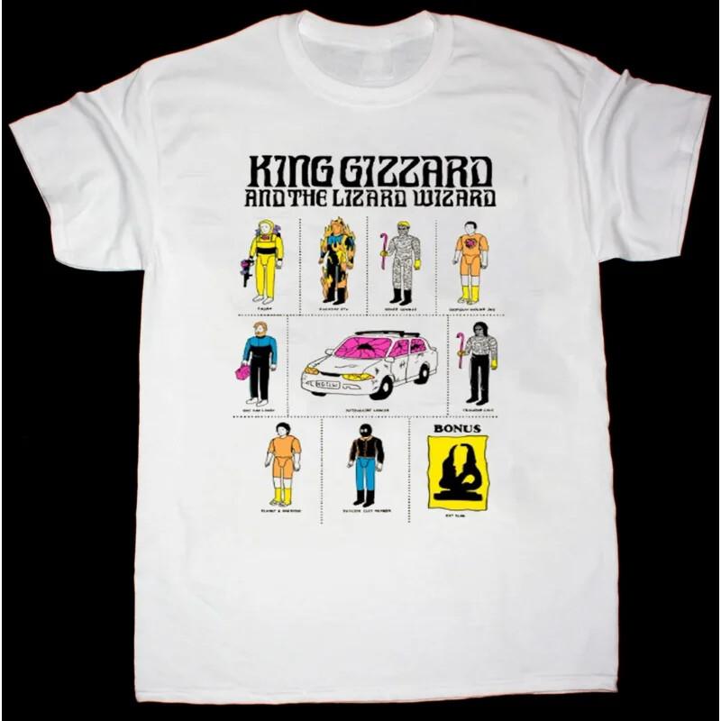 

Rare King Gizzard the Lizard Wizard Band Funny White All Size T-Shirt Unisex T-Shirt S