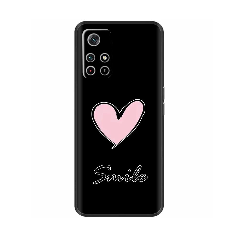 For Poco X4 Pro 5G Poco M4 Pro Case Cute Cartoon Soft Liquid Silicone Phone Housing Cover For Xiaomi Poco M4 Pro 4G Fundas Coque