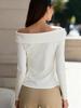 Autumn Elegant One-shoulder Long-sleeved Women's Shirt